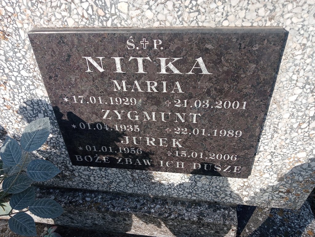 Grób Maria Nitka